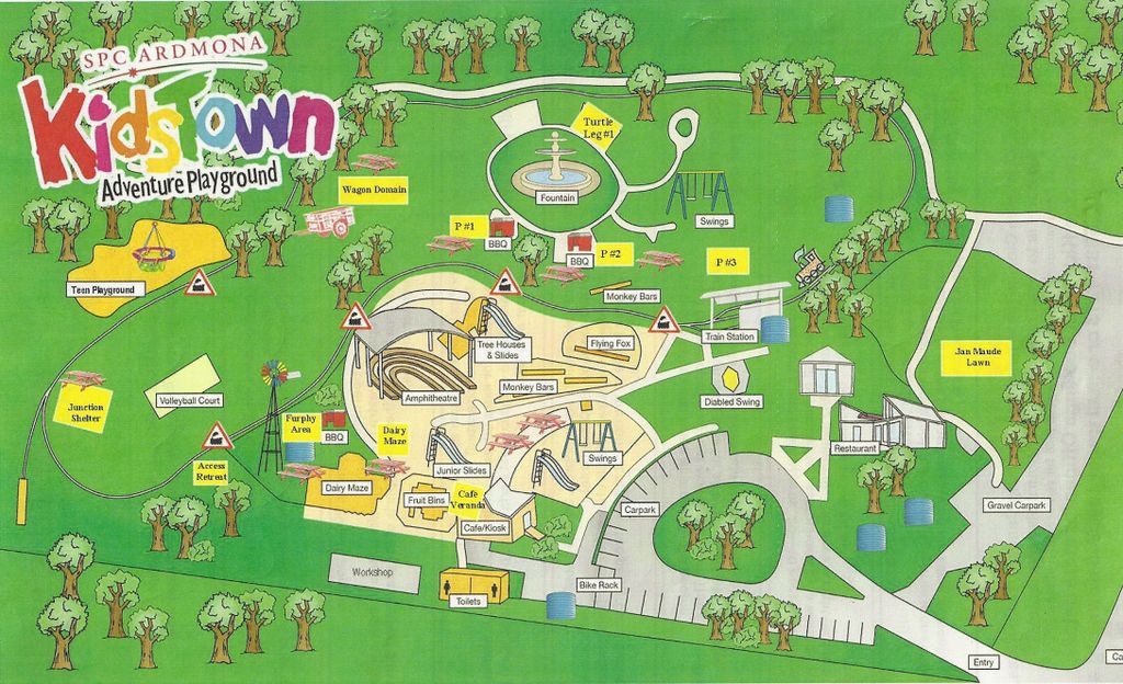 SPC KidsTown Map