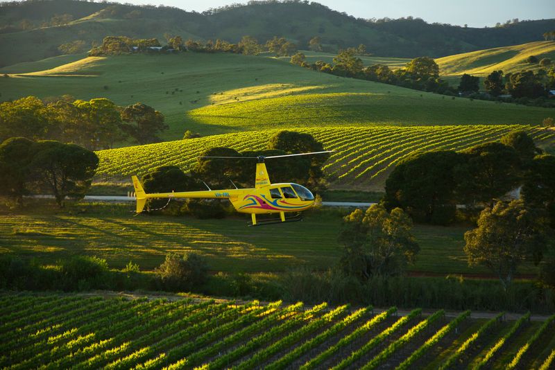 Barossa Valley helicopter 