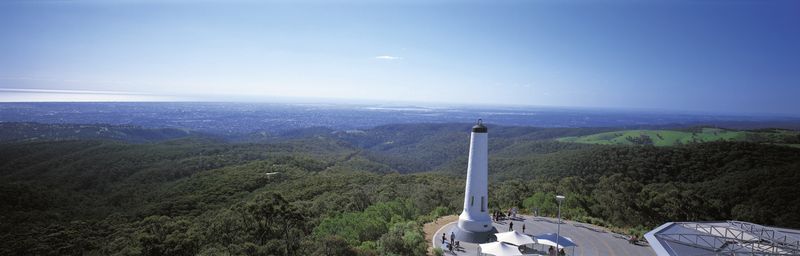 mount lofty summit lookout over Adelaide 