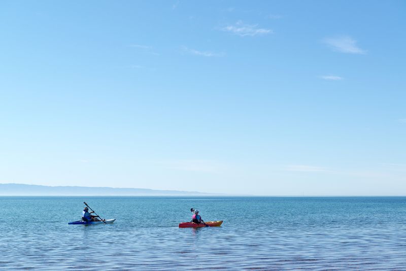 image of kayaking in sea Spencer Gulf