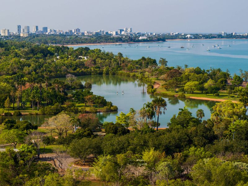 landscape view of darwin in the NT