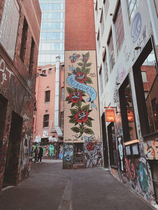 street art in Melbourne Hozier lane 