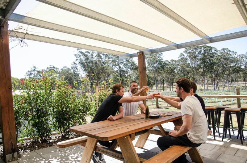 hunter valley breweries outdoor seating 